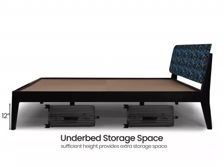 Prism Solid Wood Queen Size Double Bed